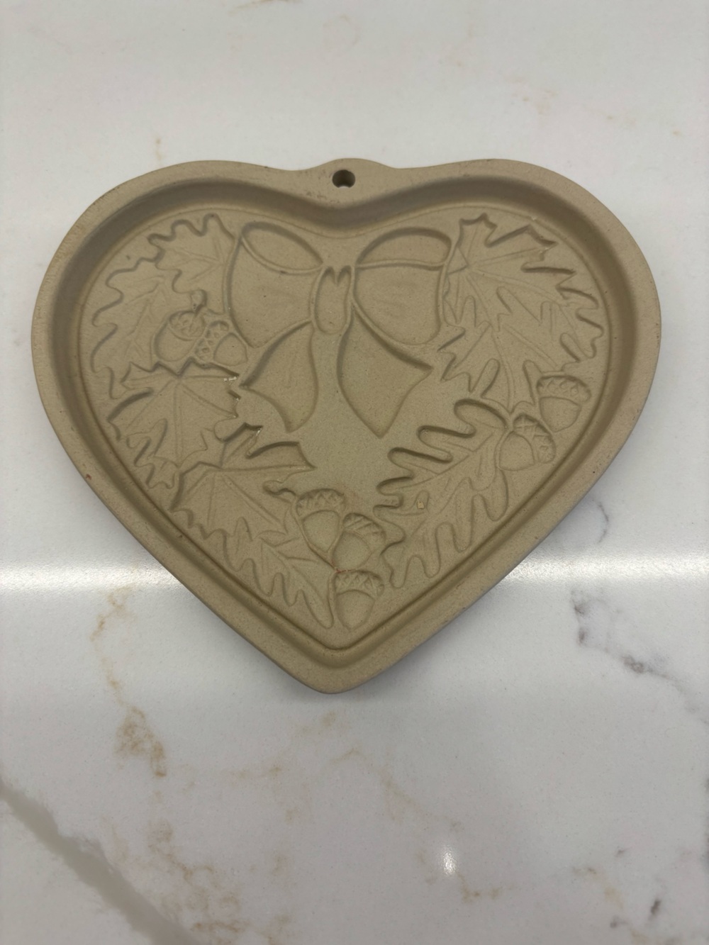 Pampered Chef 2003 Autumn Wreath Heart Cookie Mold Ltd Ed 1st in Series